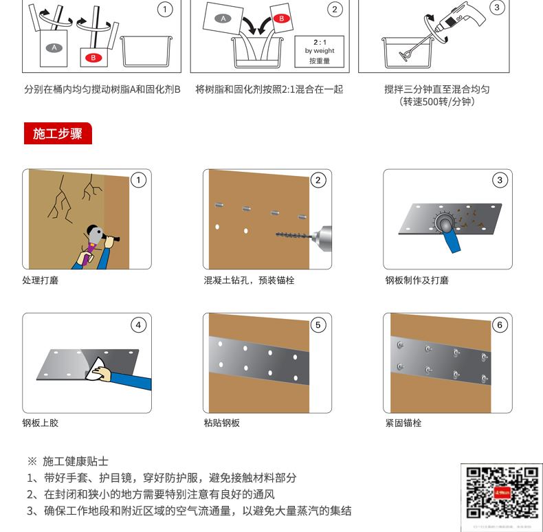 包钢乐业粘钢加固施工过程